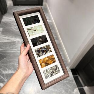 相框空框六联框摆台多金画 画框展示框装饰画 画立体桌面摆件送朋