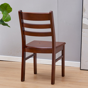 整装全实木椅子会议办公椅家用酒店饭厅餐椅橡木木头
