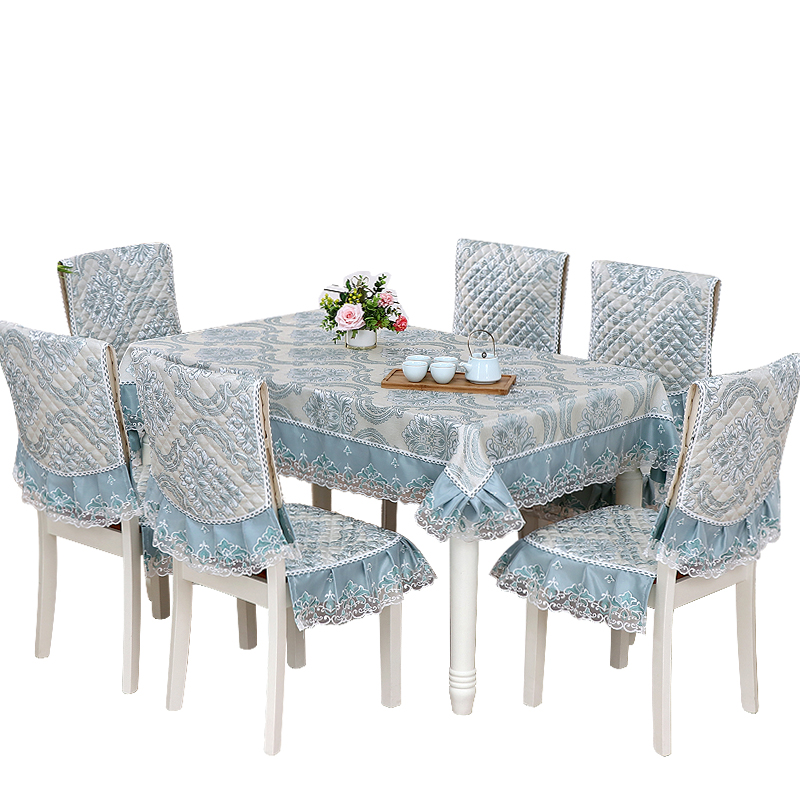 餐桌布椅椅垫装圆桌布茶几布艺欧式餐桌椅子罩现代家用