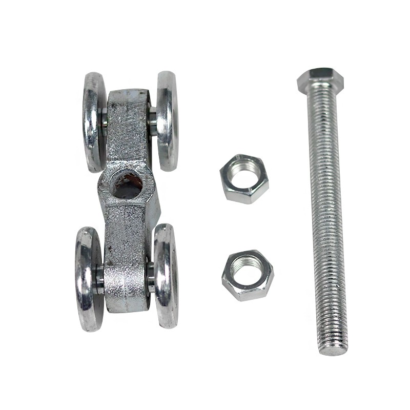 重型吊轨吊轮工业门滑道滑轮平移门轨道推拉厂房轴承滑轮槽钢