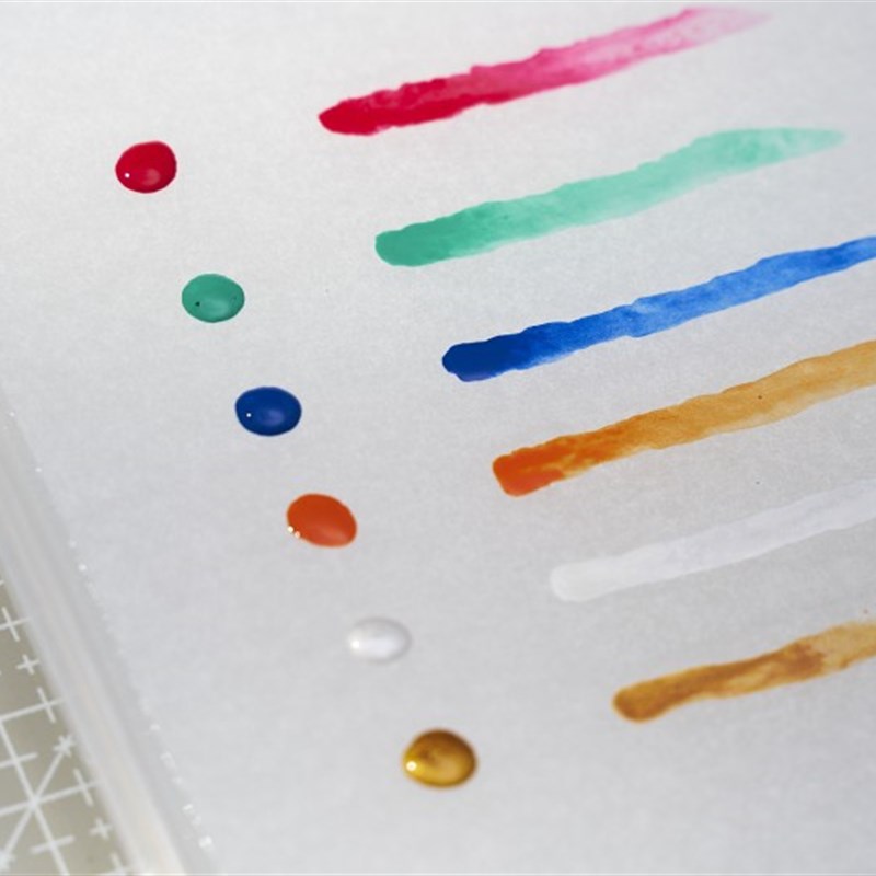 大师制作 手涂湿盘调色纸 薄涂专用红草调色盘 湿盒 湿盘 湿调盘