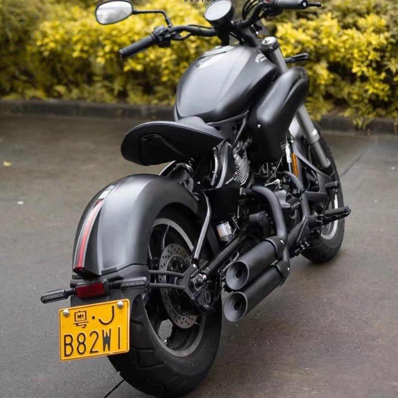 适用轻骑骁胜HNG驯风G改装全段排气管回压消声器