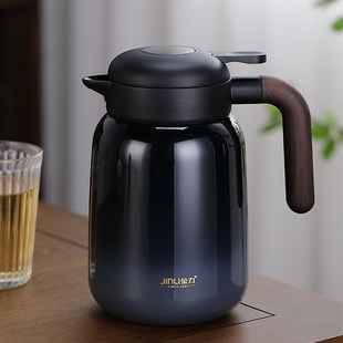老白茶闷茶壶316不锈钢温显保温壶大容量泡茶壶高档闷壶家用专用