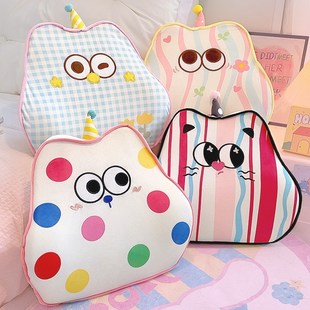 多巴胺椅子靠背宿舍家用久坐沙发抱枕靠垫办公室腰靠儿童护腰靠垫