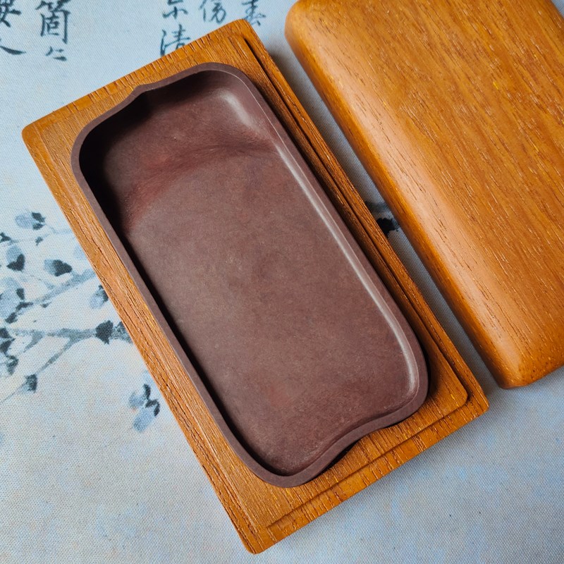 肇庆端砚素工砚书法小楷抄经天然砚台实用研墨砚台