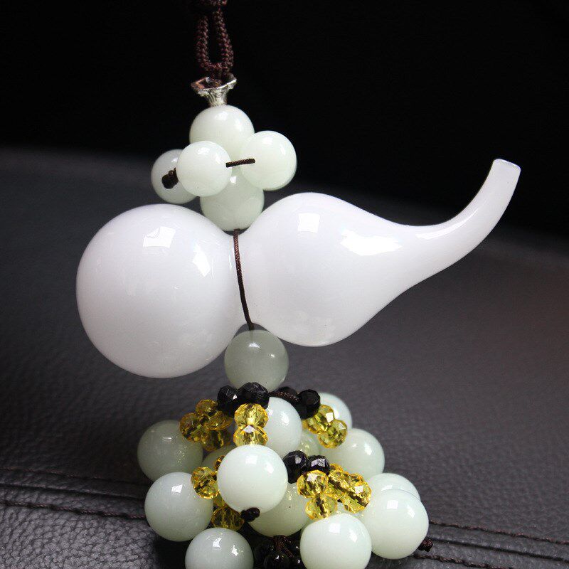 香水葫芦车载白玉礼品挂饰车内装饰用品车挂吊坠赠品批發