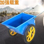 繁佳两轮手推车建筑工地车水泥翻斗车搬运车手动运输车J小