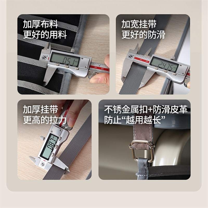 悟生挂书袋豪华扩容版顶配顶厚书袋课桌收纳学生书桌侧边挂袋收纳