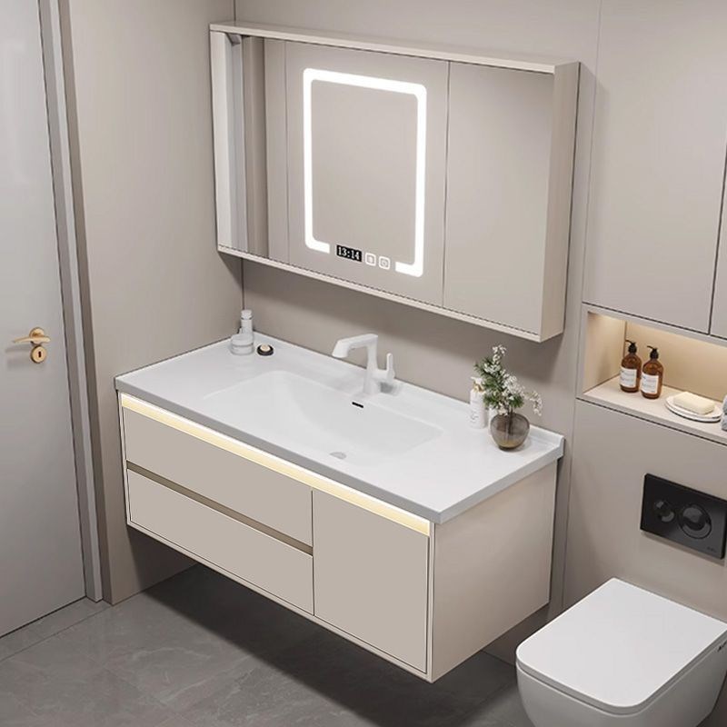 智能浴室柜陶瓷一体盆64/74CM84/94公分104/114厘米洗漱台盆