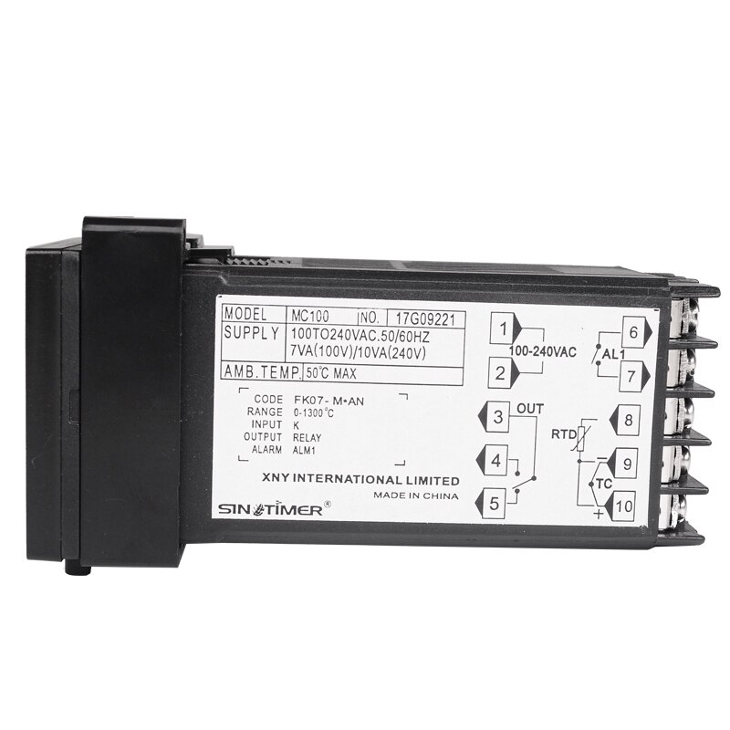 智能数显电子PID温控仪表温度调节控制器MC100 400 700 900控温器