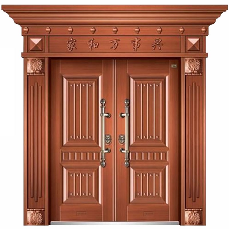 锌合金大门别墅大门门对门农村进户大门入户大门家用乡村