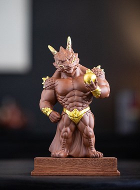 龙将陶瓷生肖龙年招财健身房收银台办公室送朋友店铺业礼盒