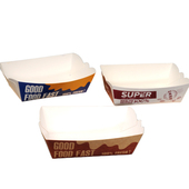 一次性小船盒免薯条打包盒鸡米鸡块鸡排鸡翅烘焙小吃包装 盒