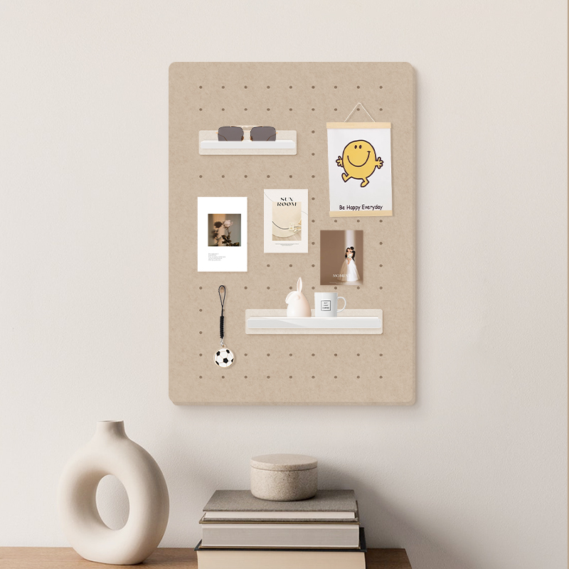 毛毡墙贴照片墙背景板洞洞板免打孔软木墙板留言板记事板背景墙板