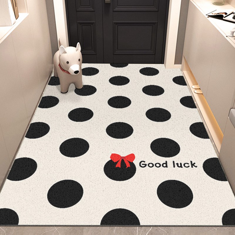 入户门创意地垫大门口丝圈进门地毯家用玄关门垫耐脏可裁剪
