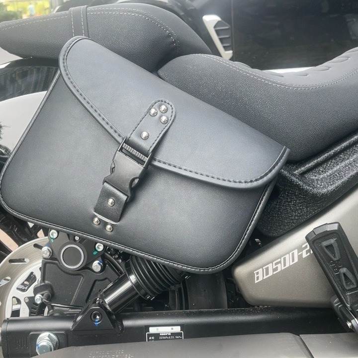 摩托车边包拿破仑450高金1000黑旗500改装通用型骑士包侧边包挂包
