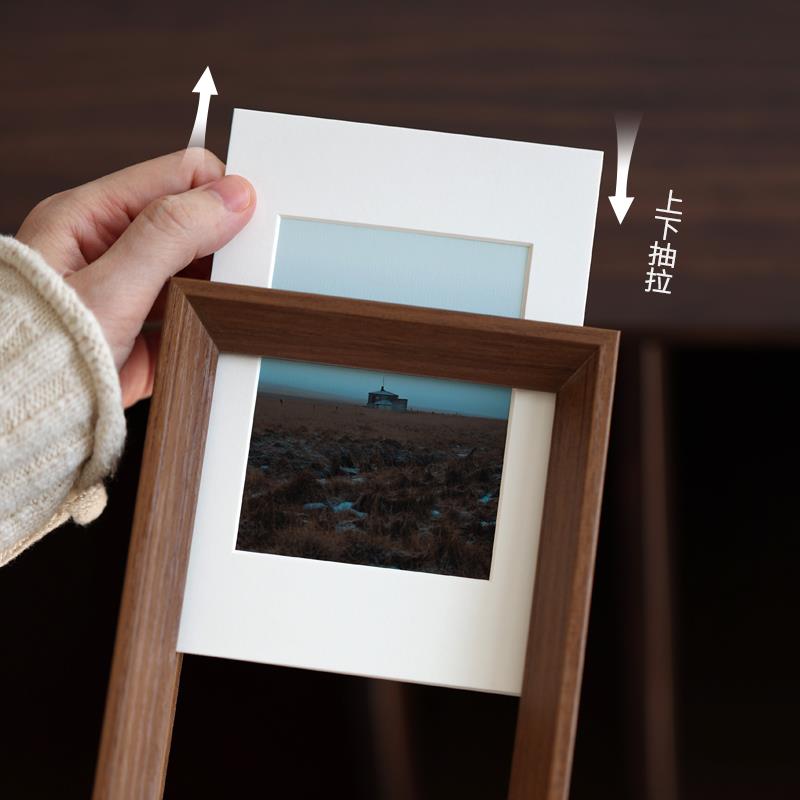 洗照片做成相框挂墙摆台打印加定制diy8画 画框空框a3装裱框架6寸