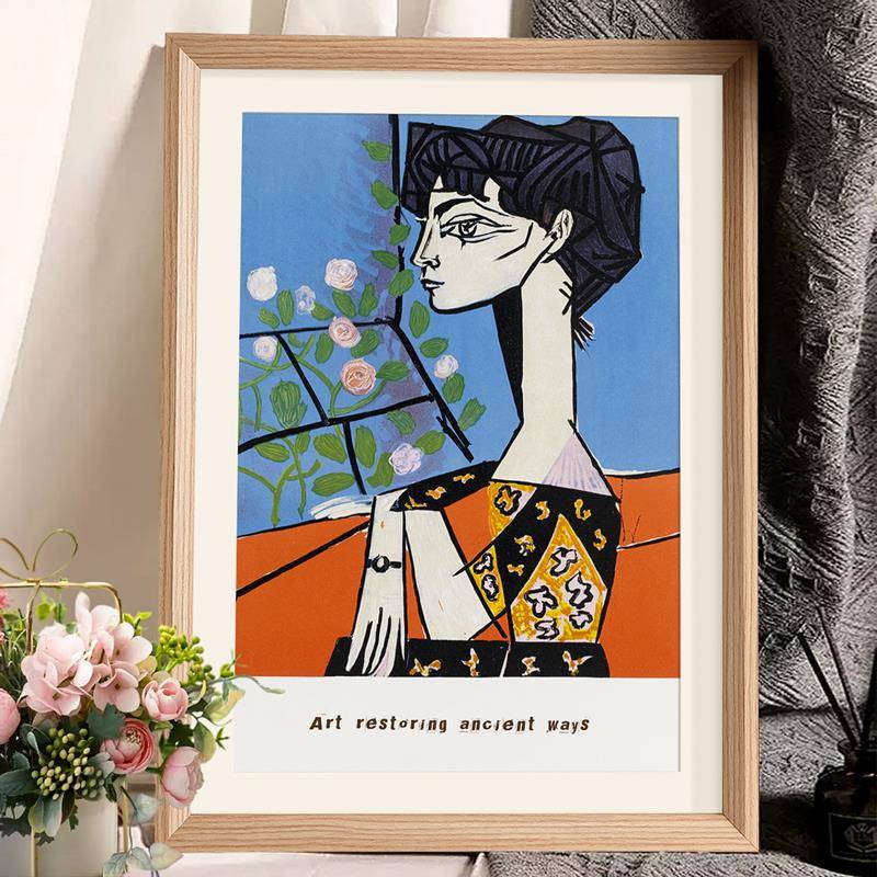 A4相框木质挂墙a3纸画框四4k八8K开空框儿童油画装裱12寸相框边框