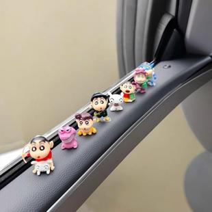 电脑屏幕上的装饰小新工位情绪稳定小饰品玩偶电视显示器小摆件