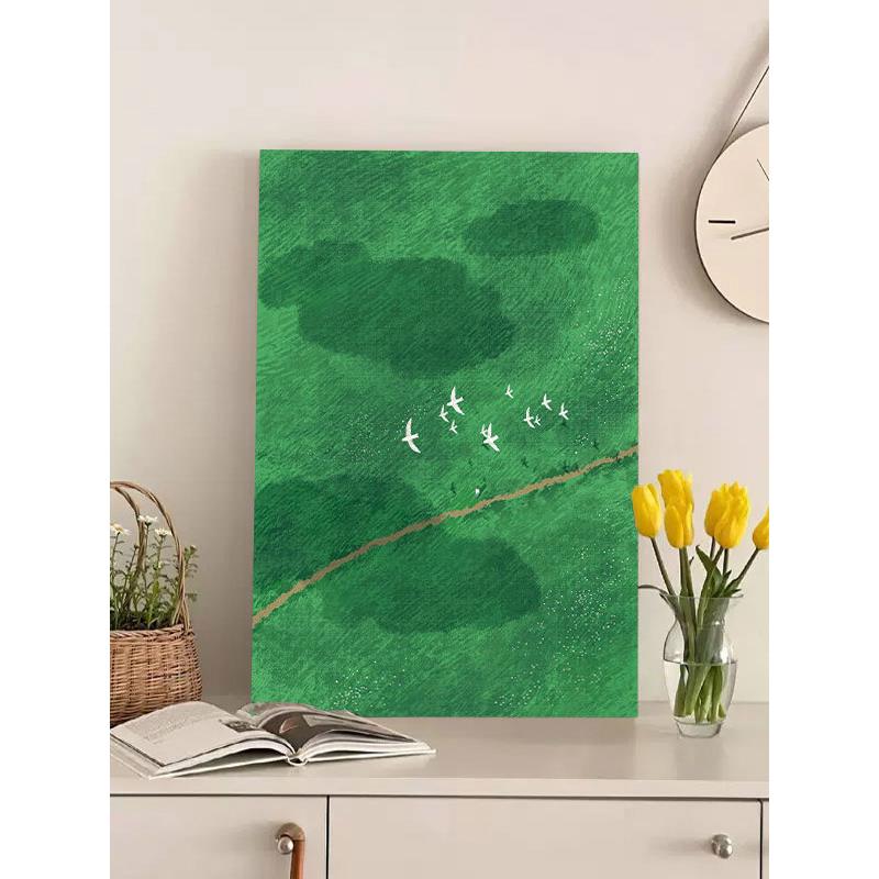 【特惠】画家博达姆绿色世界覆刻版山水装饰挂画