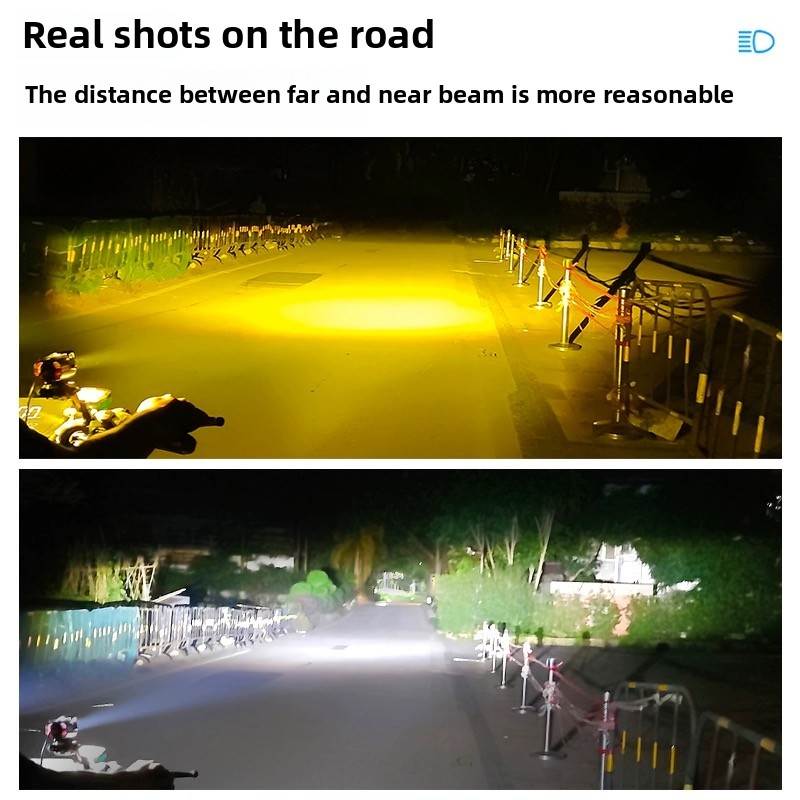 Heyword电动汽车灯led灯泡远近滑板车电瓶车摩托车龟车12-80V通用