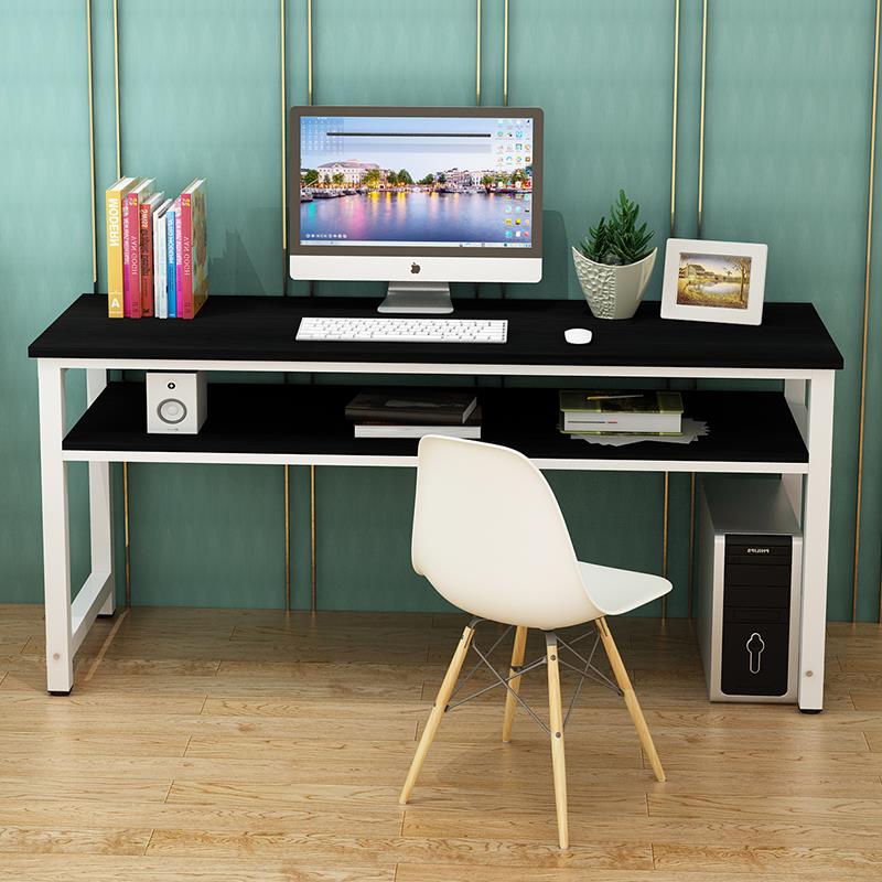 定制双层电脑桌子定制尺寸定做85高50/60/70/100/200厘米家用书桌