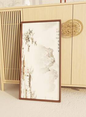 细窄中式国画框装裱空框字画书法17x34 33x65 66 35x70 26x78厘米