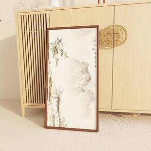 细窄中式国画框装裱空框字画书法17x34 33x65 66 35x70 26x78厘米