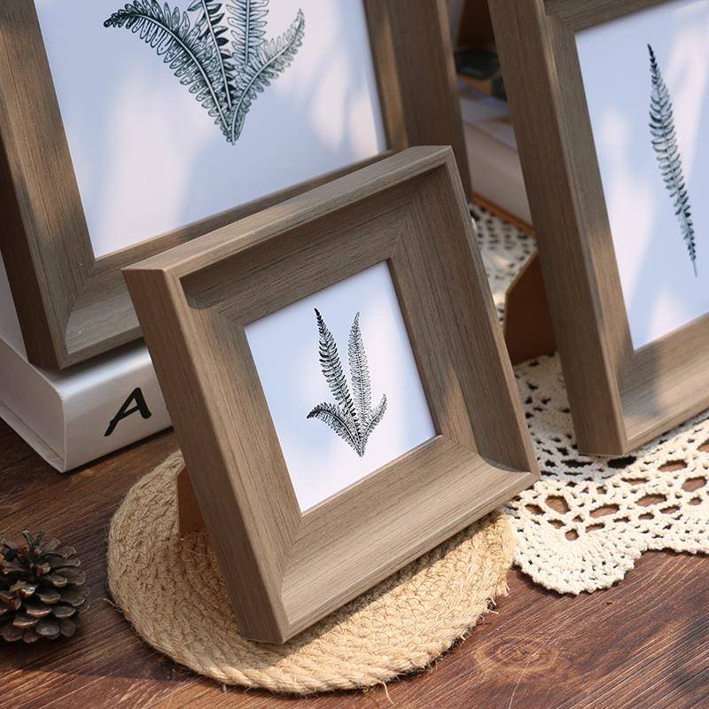 美式定做画框装裱6七7寸A4挂墙覆古客厅冲洗洗照片加相框摆台竖横