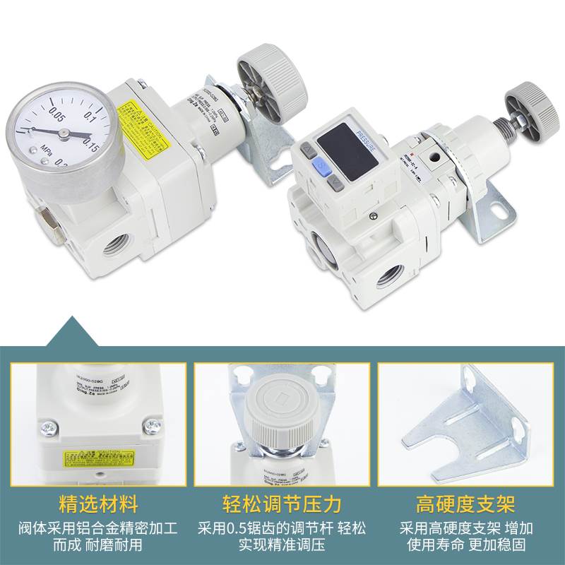 IR2000气动IR2020精密减压阀IR2010调压阀02 1010-01 1000 1020BG