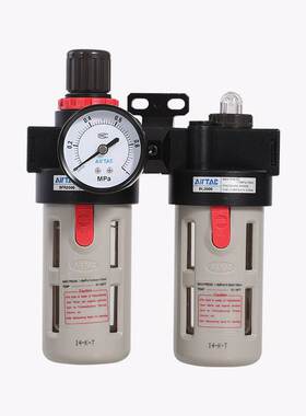 亚德客A B气源处理器AFC1500 BFC2000 AFR3000 BFR4000油水分离BC