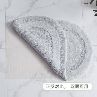 手工加厚纯棉卫生间地垫吸水脚垫家用地毯卧室门口浴室防滑垫子