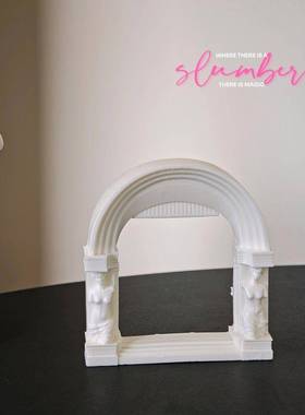 法式覆古婚纱艺术古罗马维纳斯宫殿摆件欧式建筑模型谷美场景摆件