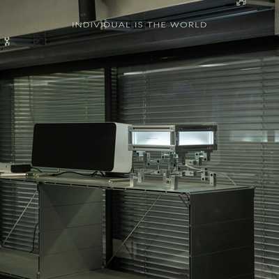 IITW桌面灯工业风方块客厅卧室书房桌面装饰艺术摆件氛围灯台灯