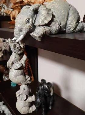 创意大象摆件家居客厅庭院装饰品高端大气上档次酒柜高档装饰品