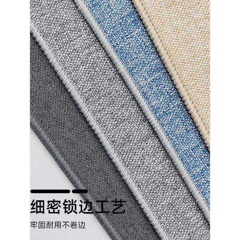 采购产品纯色加厚棉和亚麻桌垫，超大电脑鼠标垫，定制亚麻办公室