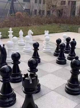 大型棋王皇后地产户外风景区会所酒店窗口庭院装饰摆件