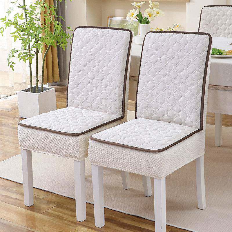 新款连体全包高级感椅子套罩四季通用保护套坐垫靠背一体餐桌椅套