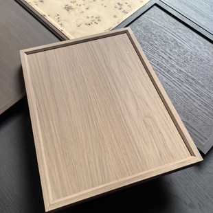 定制厨房橱柜门自装骨骼线藤编柜门定做衣柜中古风门墙柜同色门板