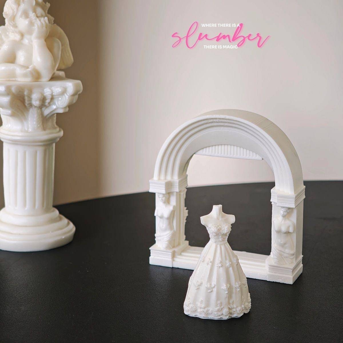 法式复古婚纱艺术古罗马维纳斯宫殿摆件欧式建筑模型谷场景摆件