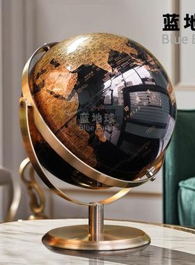 仕庭地球仪玄关摆件家居饰品电视柜酒柜书桌欧式美式办公商务礼品