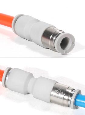 白气动SPV/SPU-04/6/8/10/12mm快插气管APCVU单向阀逆止回阀接头