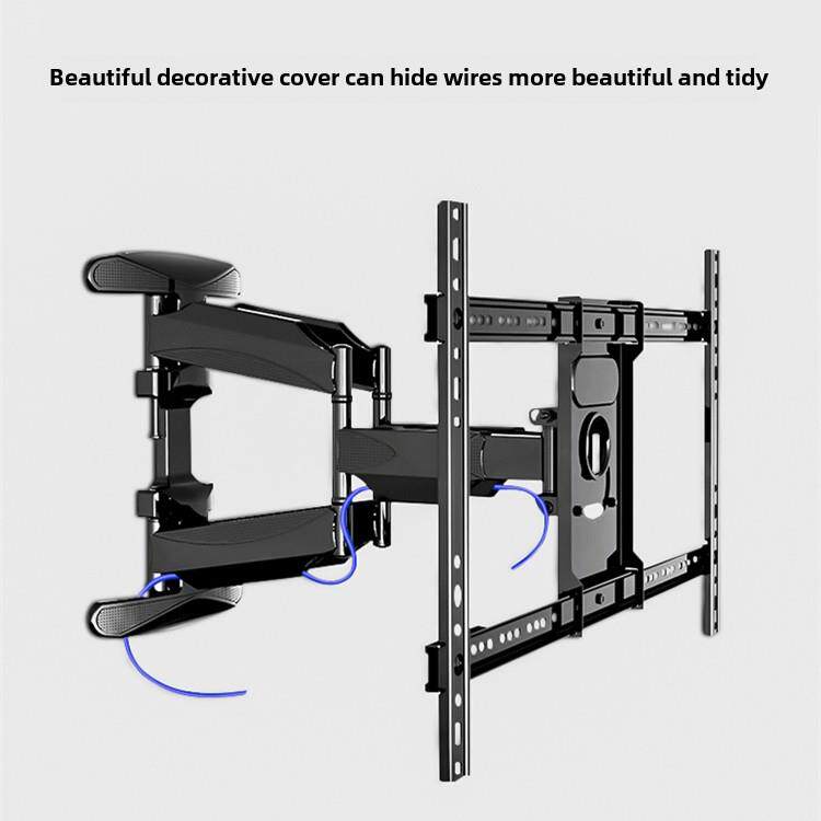 电视伸缩架旋转壁挂式显示器支架加厚摆动超薄液晶显示器架5575英