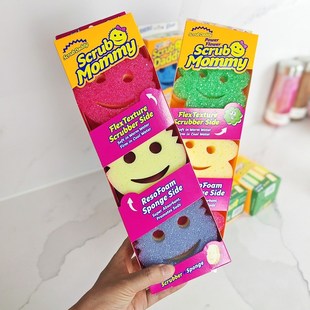 Scrubdaddy海绵擦魔力清洁擦厨房去污擦洗碗布杯刷不粘锅专用锅刷