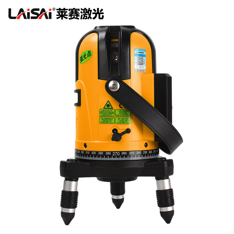 莱赛激光水平仪3线5线激绿光精度LSG649系室外斜线LD亮激光