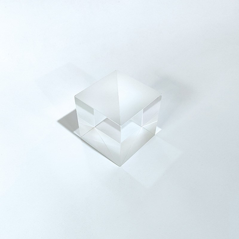 holocubic四棱镜 小电视70mm1:1分光比半透半反影像投射 分光棱镜