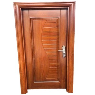 厂家热销锌合金门加厚料烤漆钢房间门电解板门推荐时尚新款