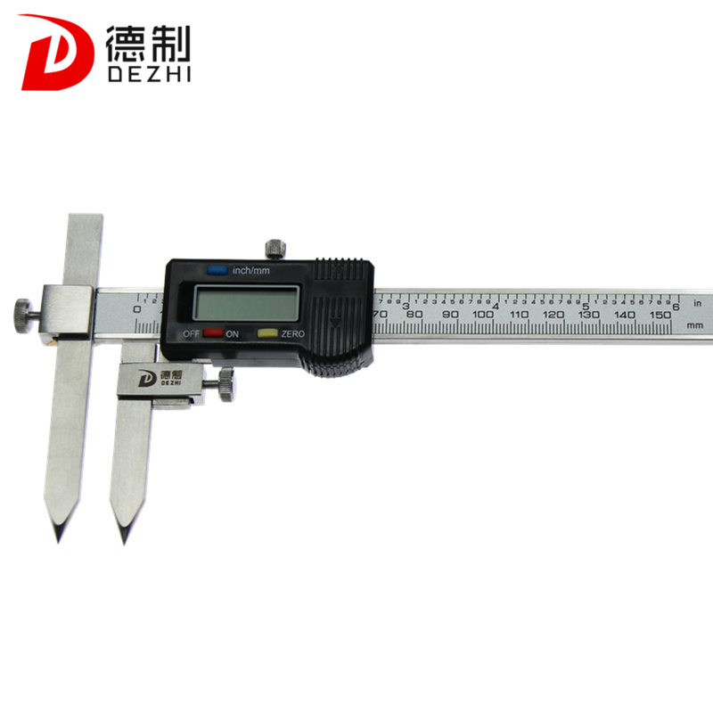 德制偏置中心线游标卡尺测量边距150带表数显工业级不锈钢耐磨
