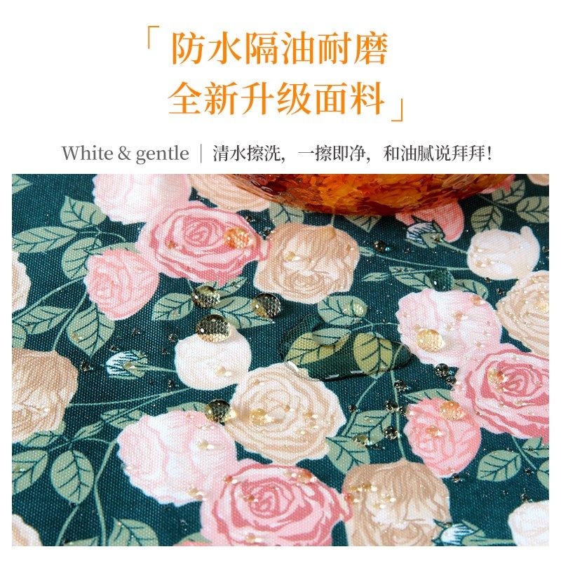 田园玫瑰防水桌布免洗台布家用隔油餐桌盖巾多用隔脏长桌布,居家布艺,桌布,淘宝优惠券,粉丝福利购,淘宝优惠卷