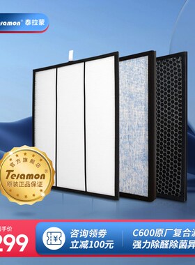 elmon泰拉蒙 空气净化器过网 HE 活性炭 净化机